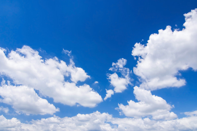 空と雲写真
